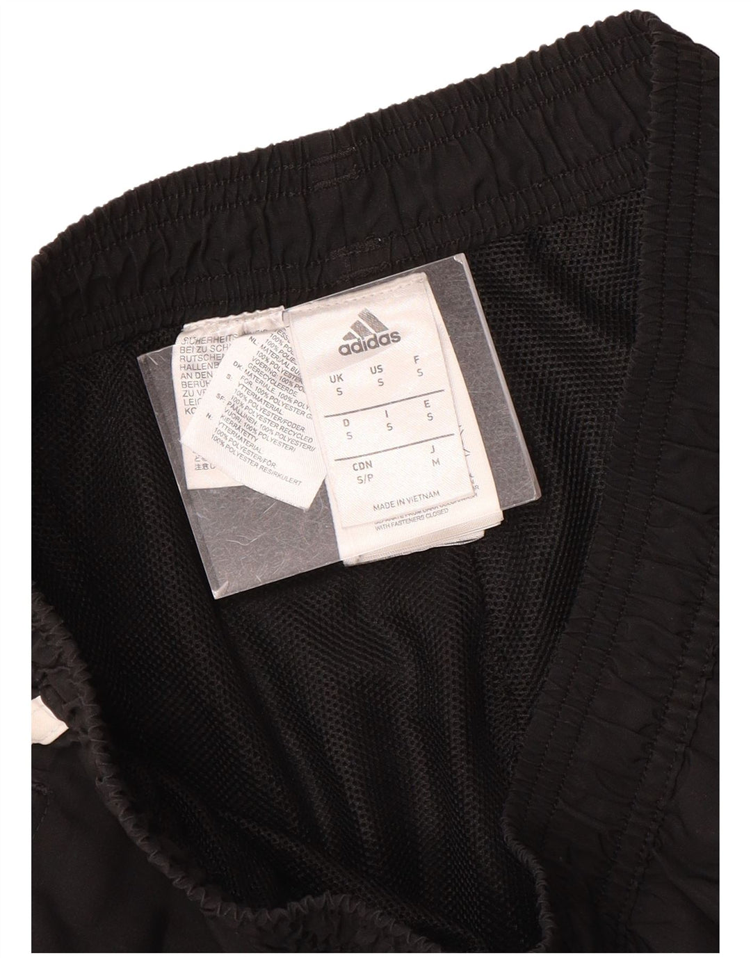 Adidas Hombre Pantalones De Chándal Joggers Small Negro Poliéster