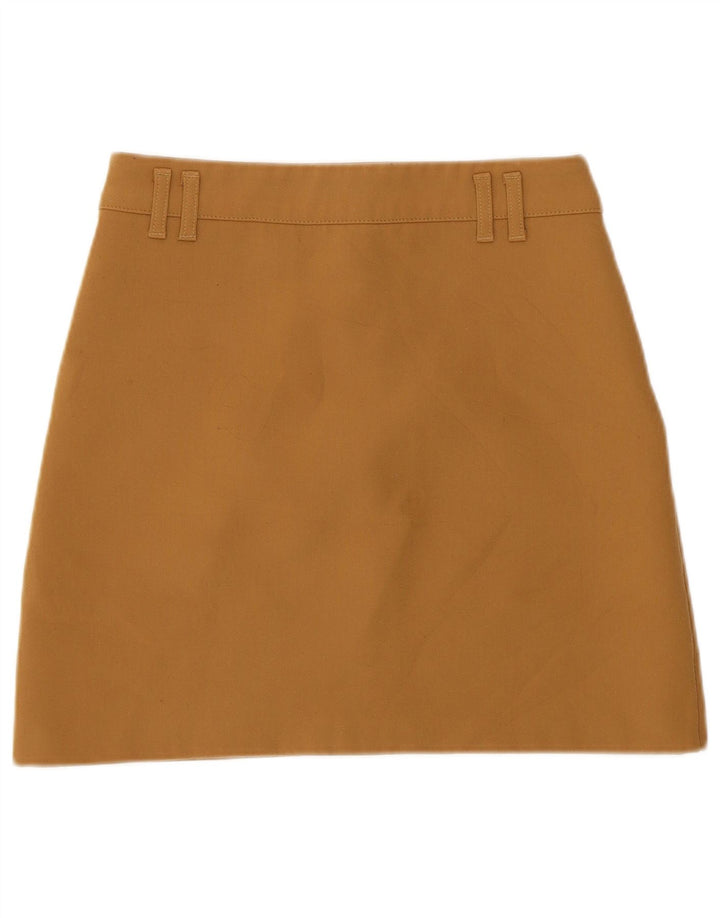 Zara Mujer Minifalda Pequeña W26 Beige