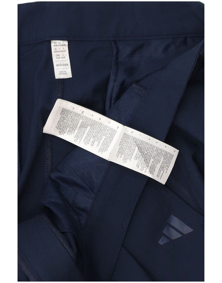 Pantalón chino recto ADIDAS para hombre W36 L30 Poliéster azul marino