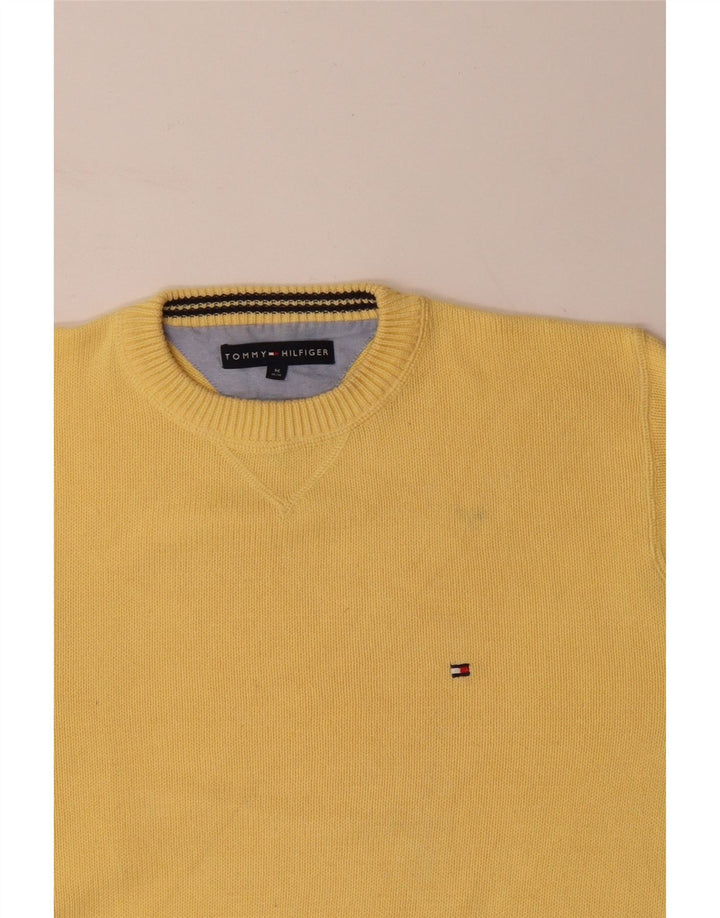 TOMMY HILFIGER Jersey De Cuello Redondo Para Hombre Algodón Amarillo Medio