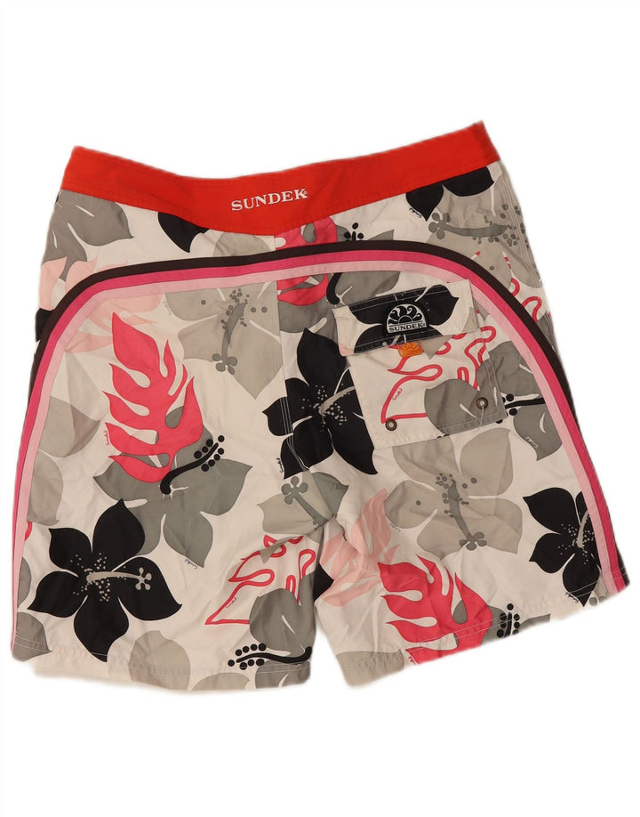Sundek Bañador Hombre Mediano Poliéster Floral Multicolor