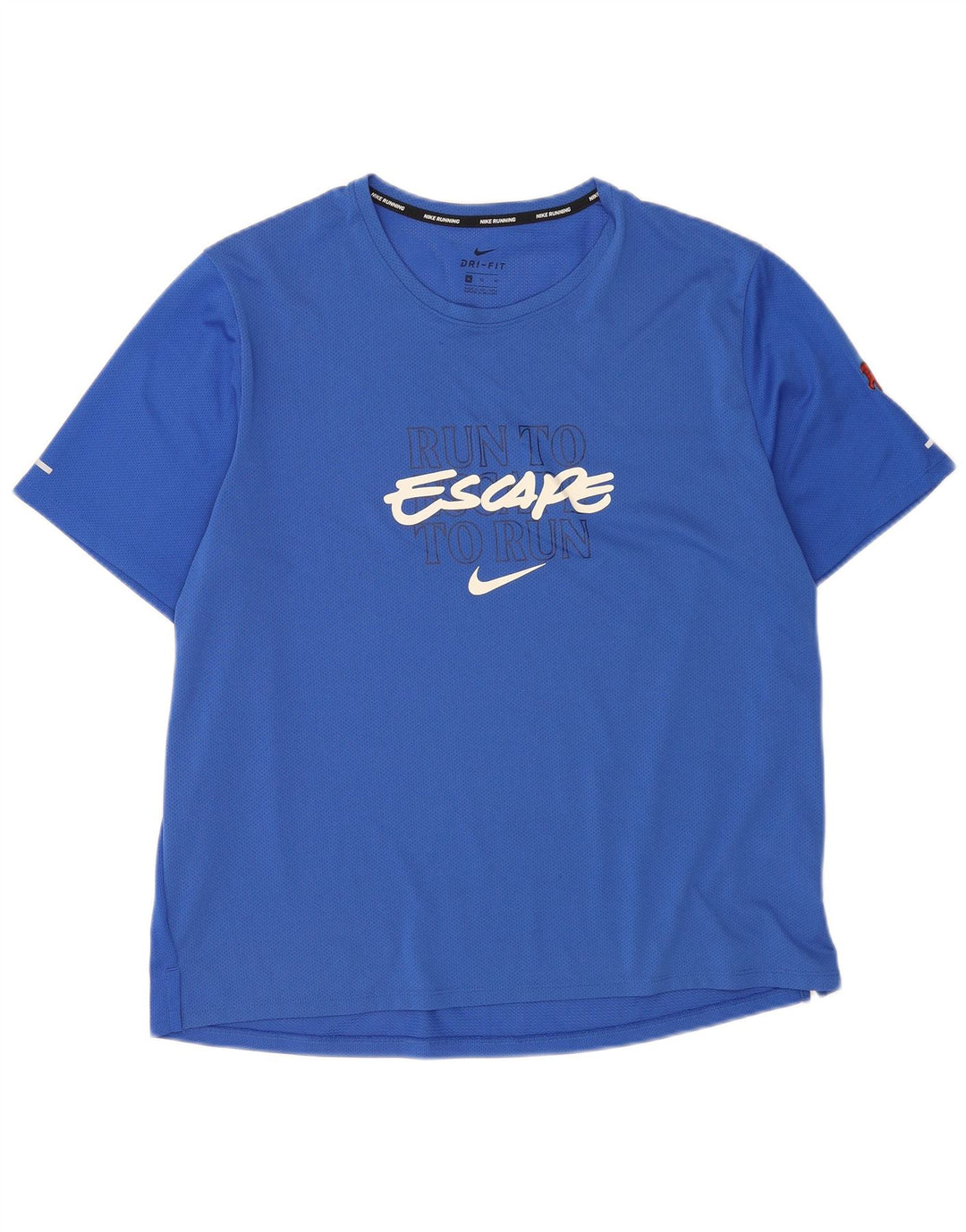 Nike Camiseta Dri Fit Graphic para hombre Top XL Poliéster azul