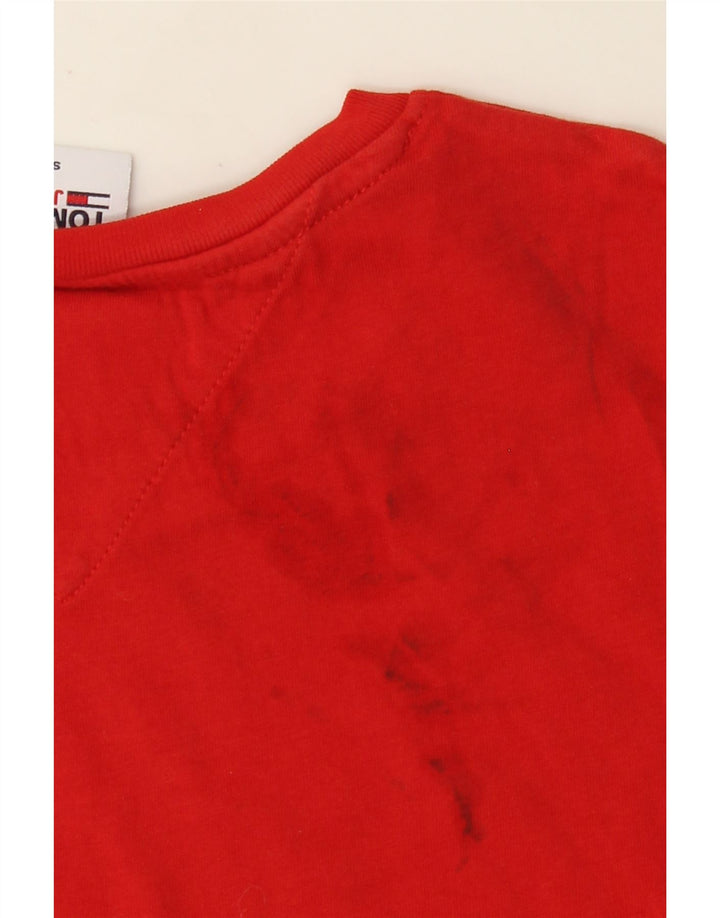 TOMMY HILFIGER Camiseta gráfica para hombre Top Small Red Cotton