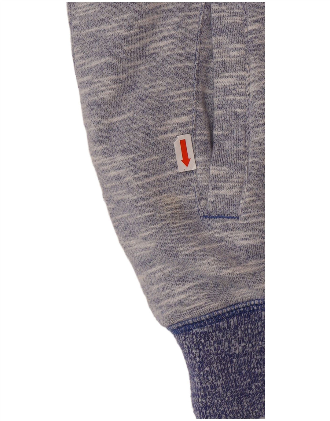 Animal Chaqueta Sherpa con capucha para mujer UK 40 Small Algodón moteado azul