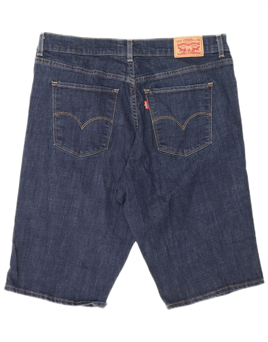 LEVI'S Bermudas clásicas de mezclilla para mujer W31 Algodón azul marino medio