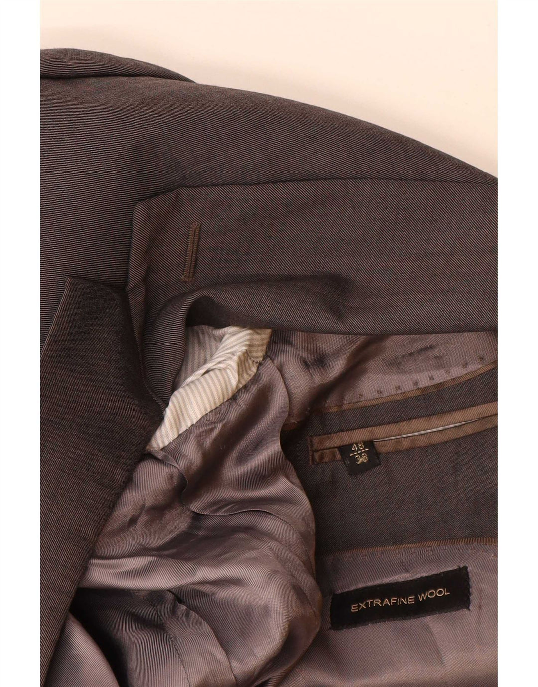 Massimo Dutti Chaqueta Blazer De 2 Botones Para Hombre EU 48 Lana Gris Medio
