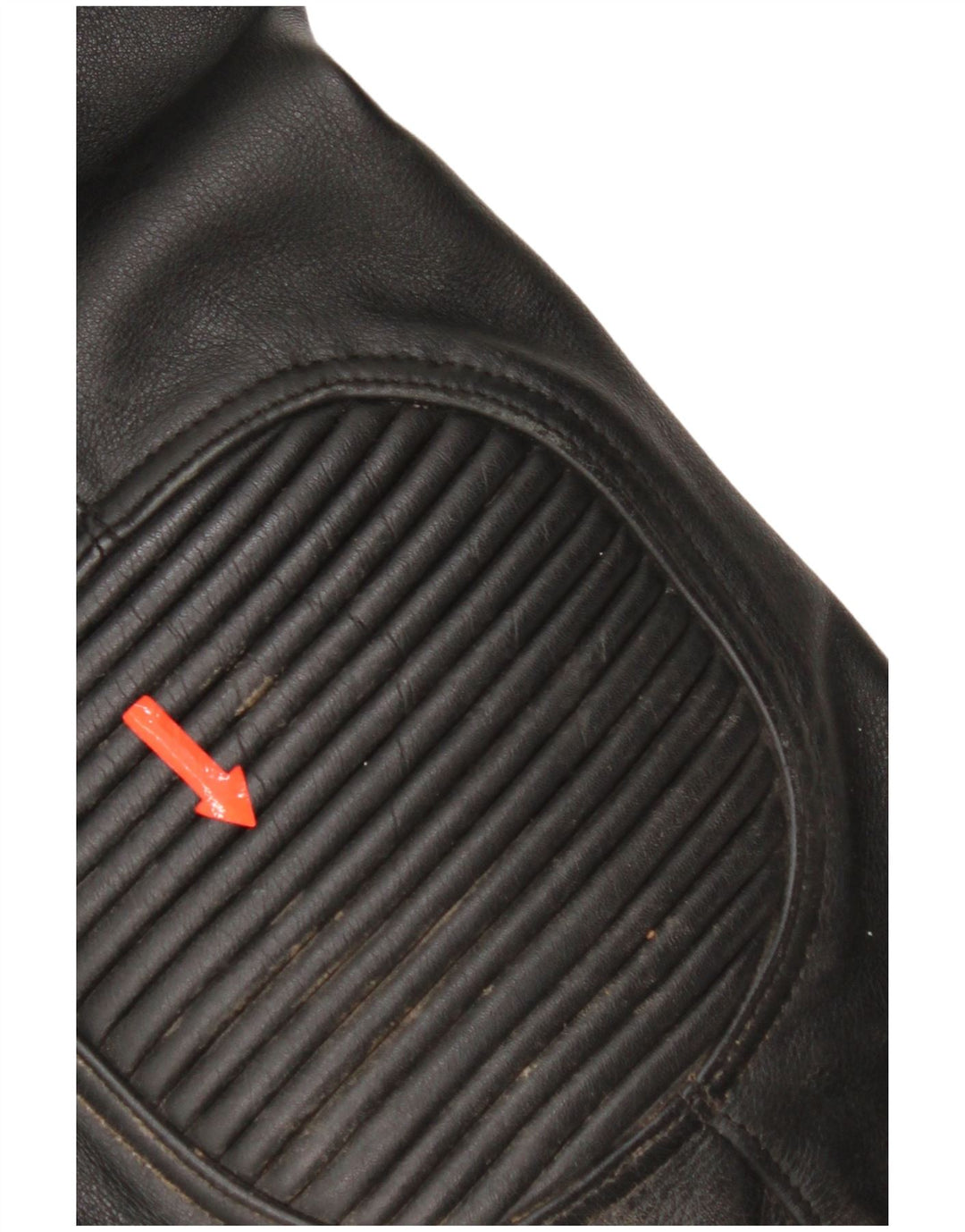Vintage hombres motocicleta cuero biker chaqueta Reino Unido 36 pequeño cuero negro