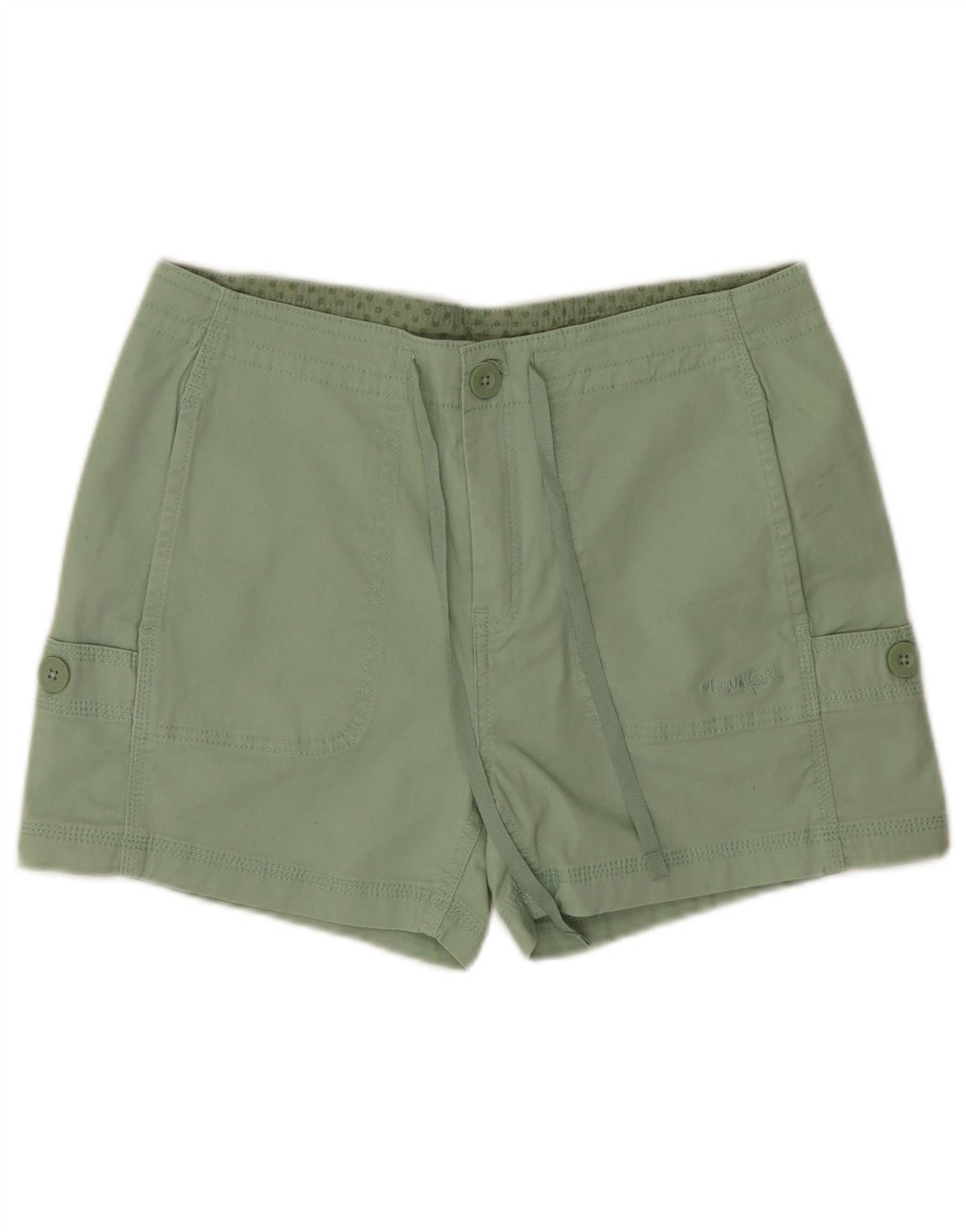 Weird Fish Pantalones cortos cargo para mujer UK 8 Small W32 Algodón verde