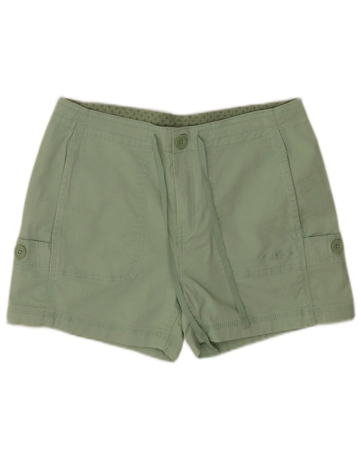 Weird Fish Pantalones cortos cargo para mujer UK 8 Small W32 Algodón verde