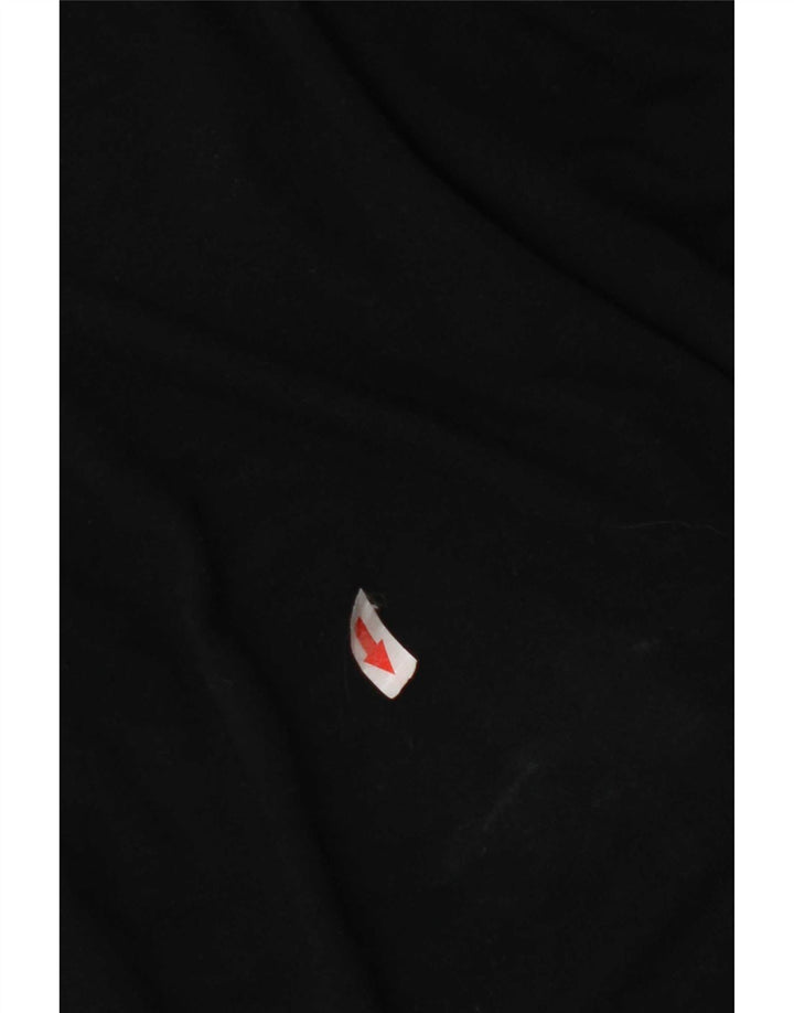 Gap Mujer Cuello Caído Top Manga Larga UK 10 Small Black Lyocell