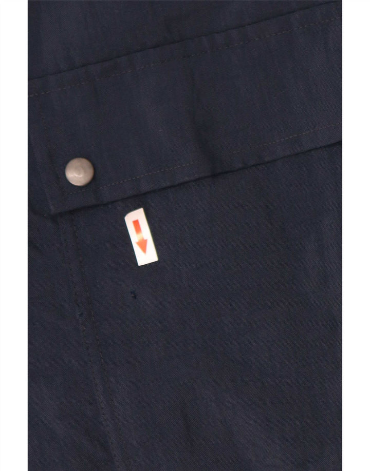Les Copains Chaqueta utilitaria extragrande Blue Eagle para mujer IT 44 Medium Navy