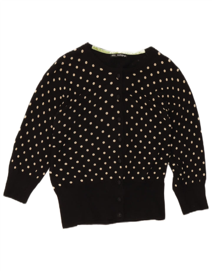 Marks & Spencer - Cárdigan autógrafo para mujer, talla 40, talla mediana, color negro