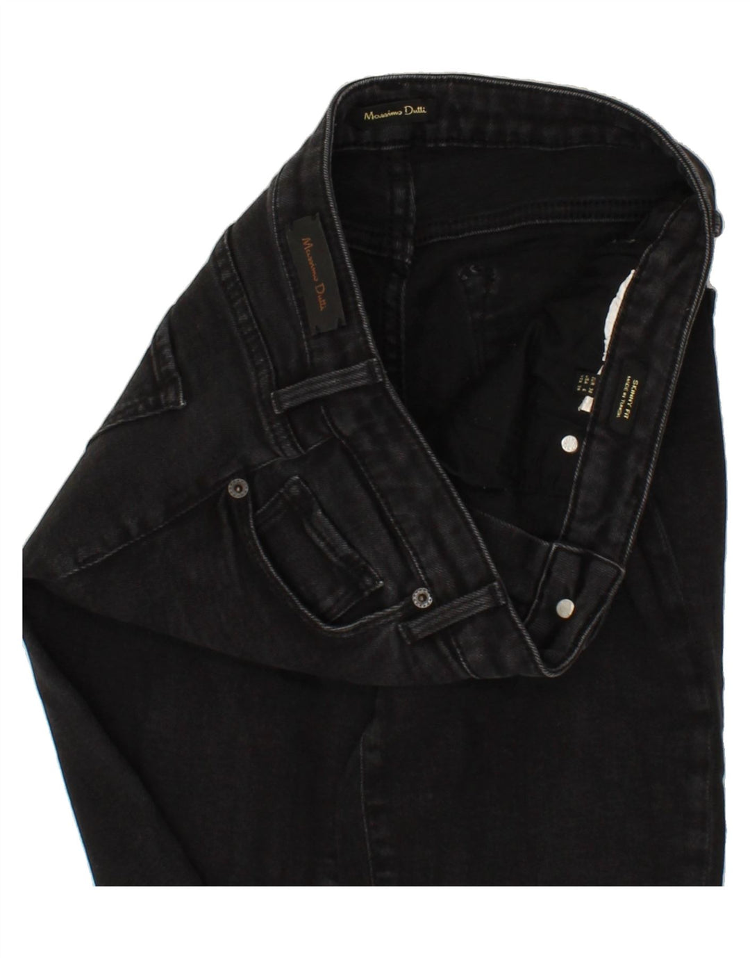 MASSIMO DUTTI Womens Skinny Jeans W28 L28 Black Vintage Massimo Dutti and Second-Hand Massimo Dutti from Messina Hembry 