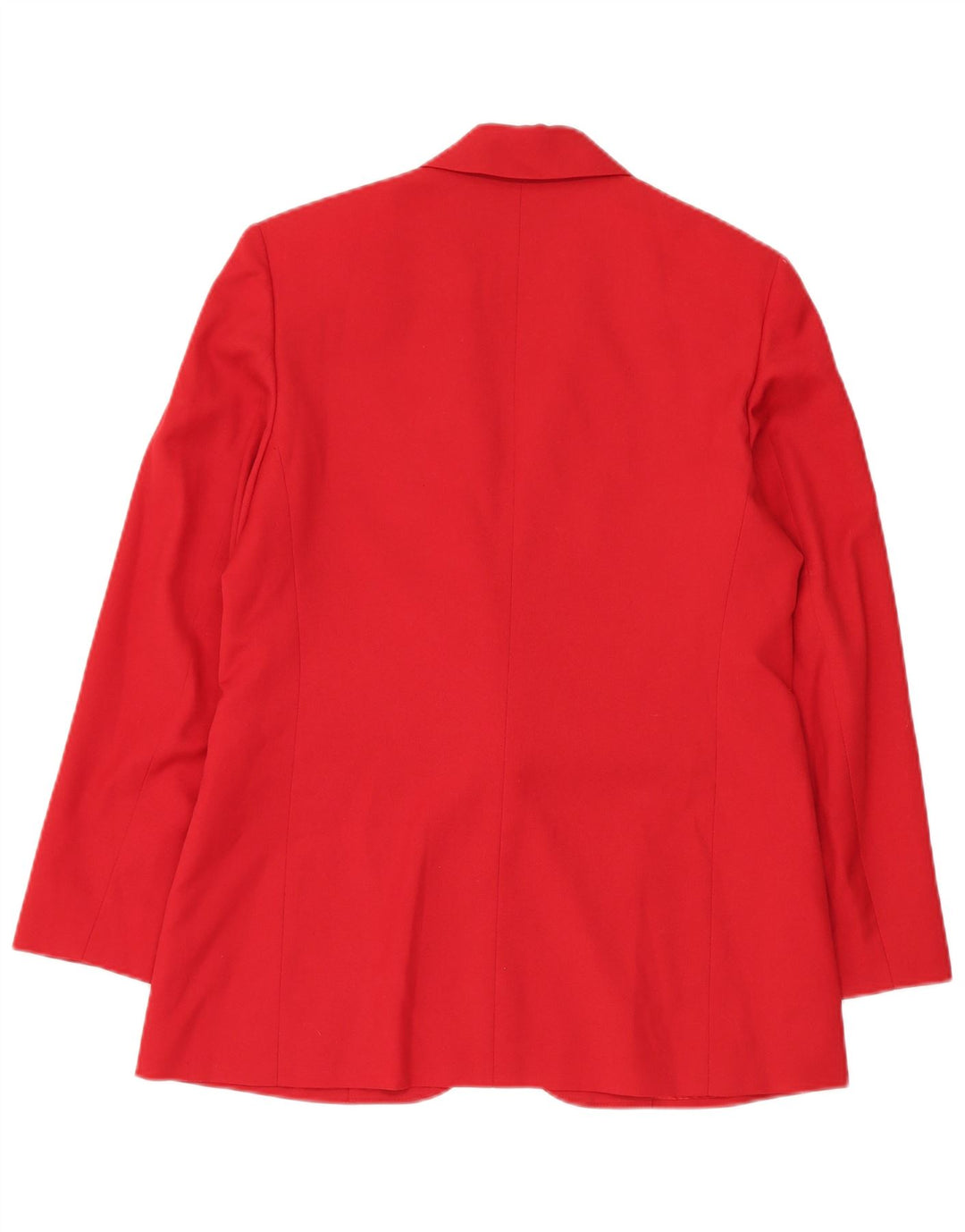 Mary Kay - Chaqueta tipo blazer para mujer, talla grande, larga, con 1 botón, talla 8, color rojo