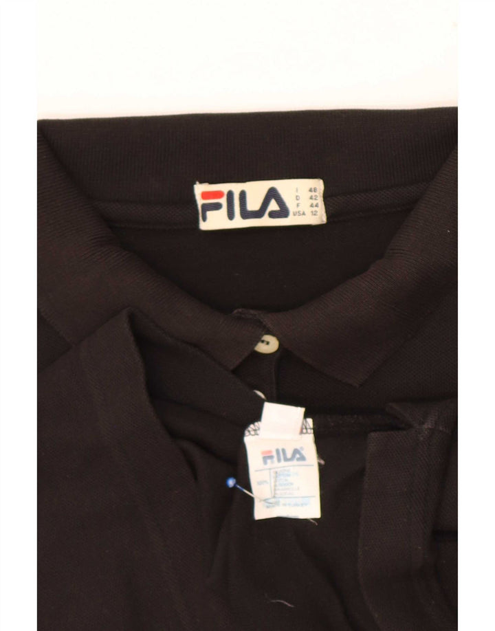 Polo Fila Mujer IT 48 XL Algodón Negro