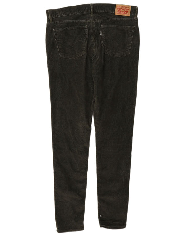 Levi's Mujer 710 Pantalones De Pana Super Ajustados W30 L30 Algodón Caqui