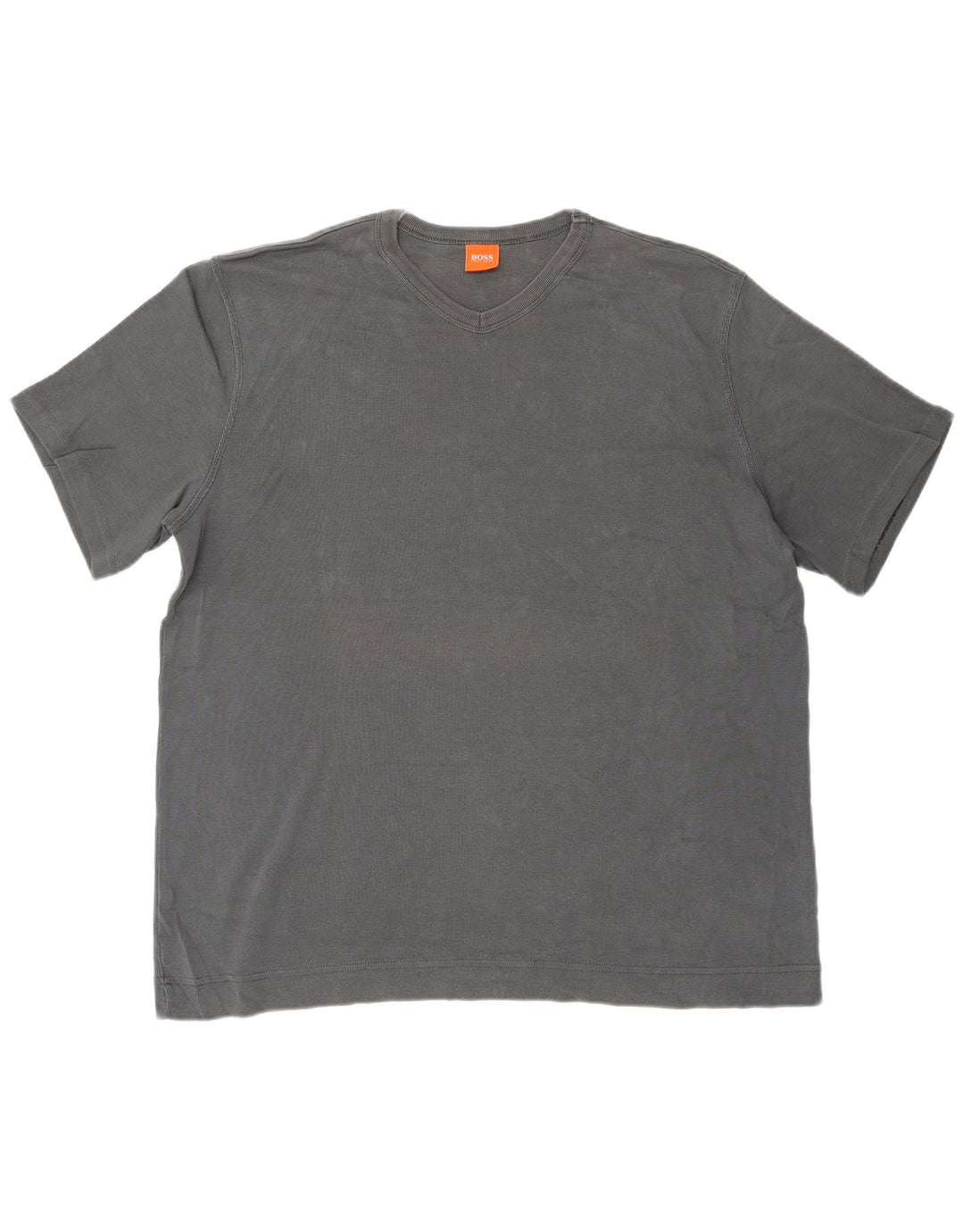 HUGO BOSS Camiseta Hombre Top XL Gris Algodón