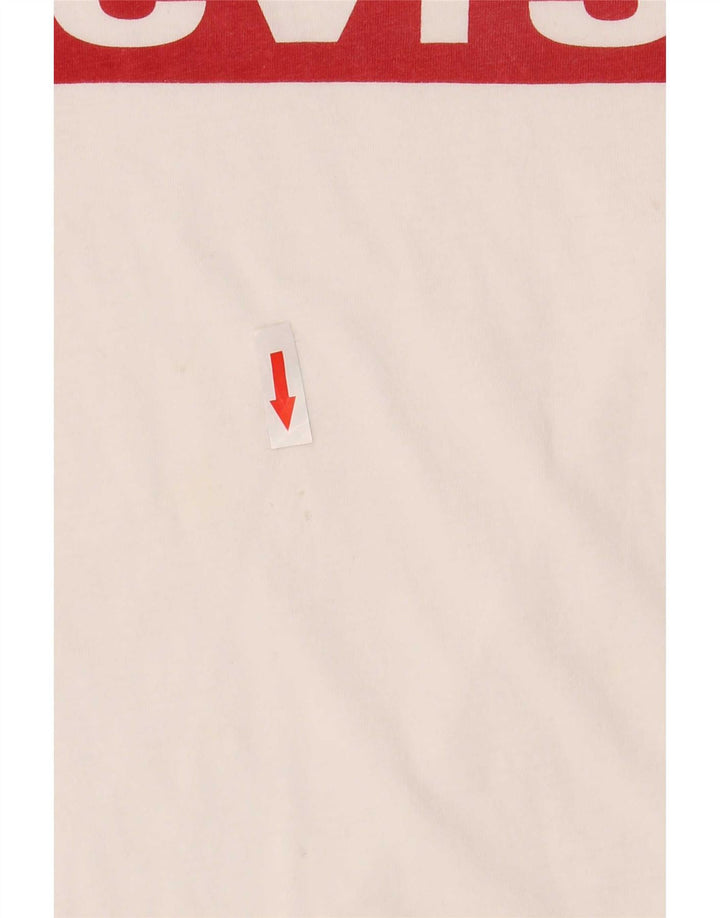 Levi's Camiseta Gráfica para Mujer Top UK 2 2XS Blanco