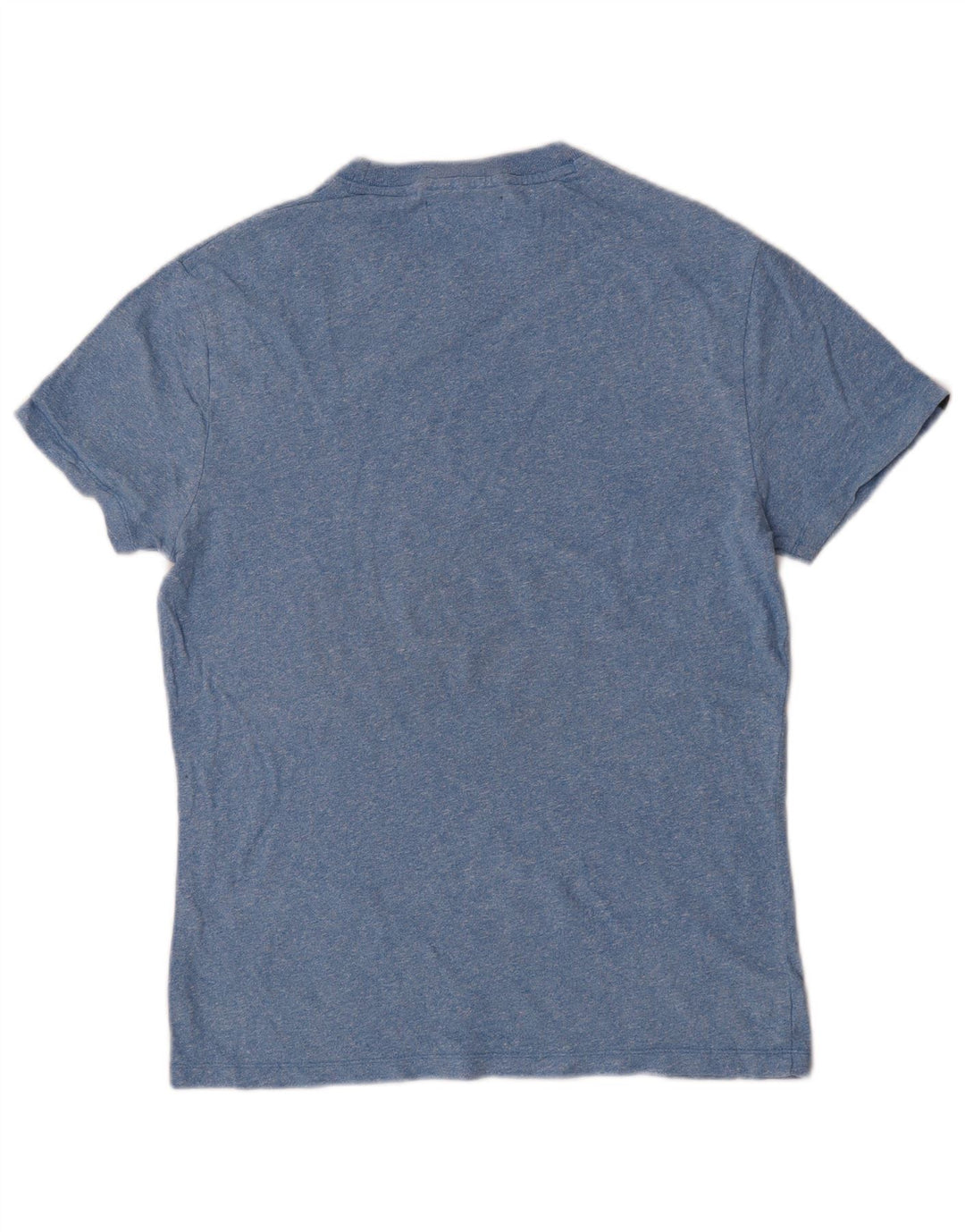 Superdry Camiseta para hombre Top de algodón moteado en azul medio