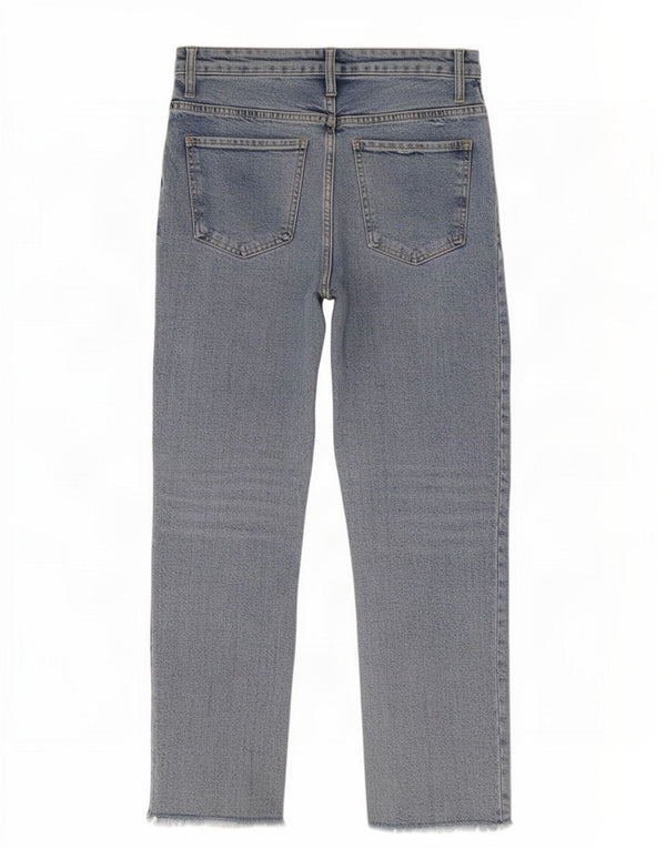 Zara Jeans Rectos Mujer EU 36 XS W26 L26 Algodón Azul