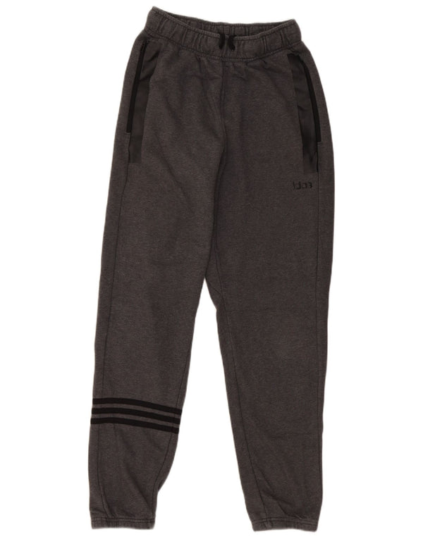 Adidas Mens Climalite Chándal Pantalones Joggers Pequeño Gris Algodón
