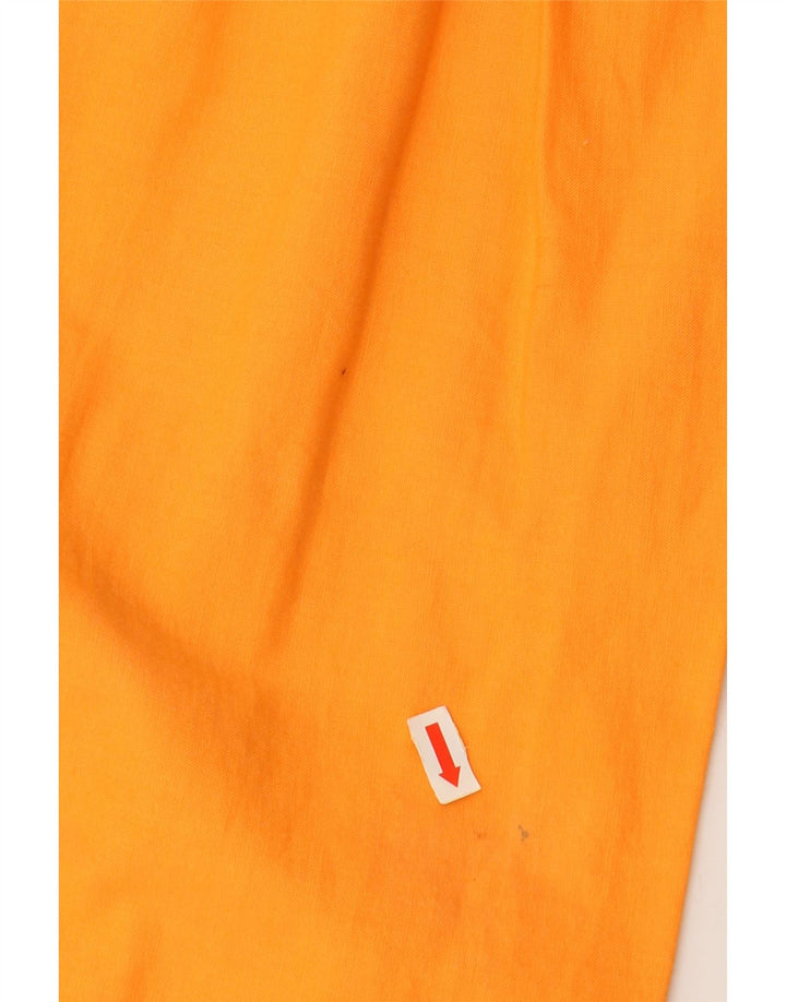 VINTAGE Falda de línea A para niñas 12-13 años W30 Algodón naranja