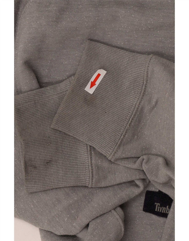 Timberland Hombre Graphic Regular Fit Sudadera Jumper Gris Medio Moteado