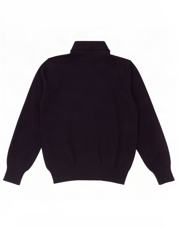 Zara Hombre Polo Neck Jumper Sweater Medio Azul Marino
