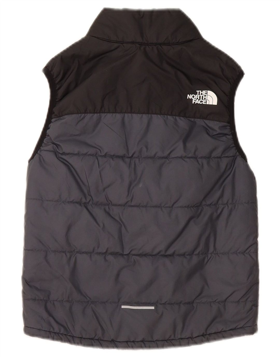 The North Face Chaleco acolchado para niños 7-8 años Pequeño gris Poliéster color block