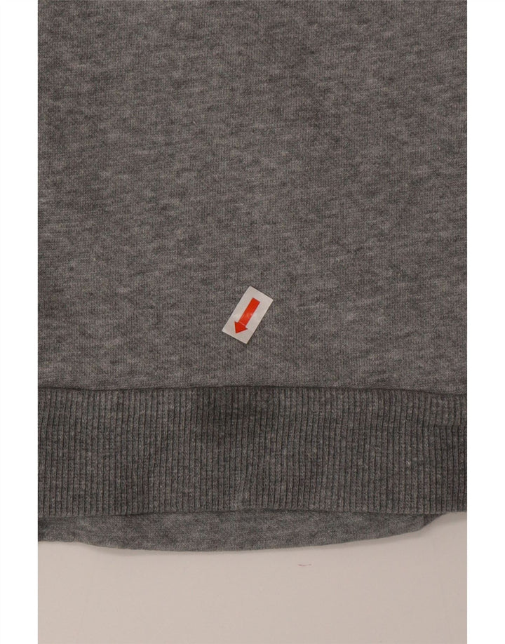 Puma Hombre Sudadera Con Capucha Y Cremallera De Algodón Color Block Gris Medio