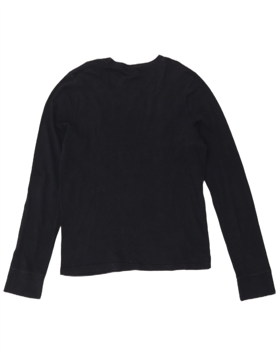 Hollister Hombre Graphic Top Manga Larga Grande Algodón Negro