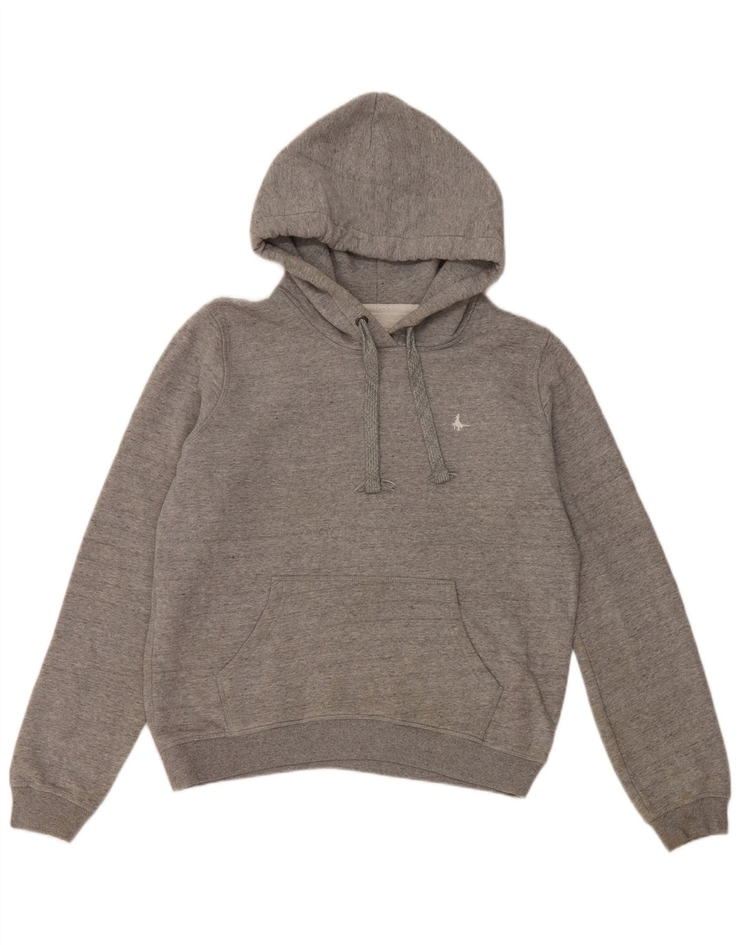 JACK WILLS Jersey con capucha extragrande para mujer UK 10 Small Grey Cotton