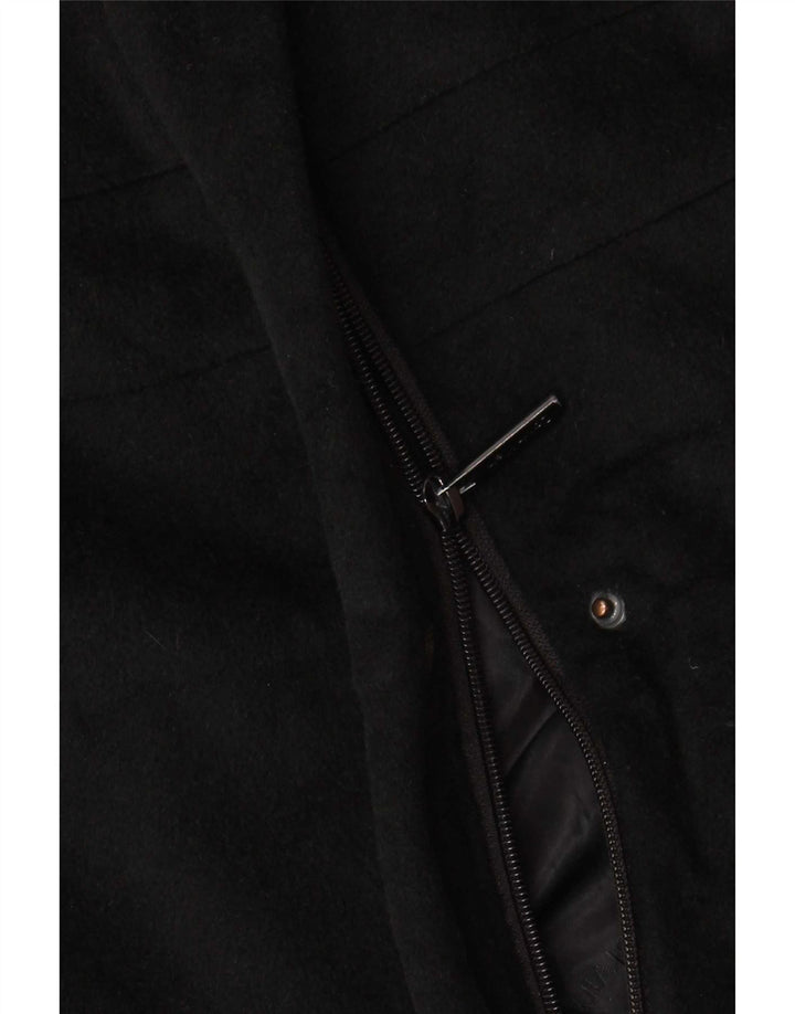Calvin Klein Abrigo para mujer US 6 Medio Negro Angora