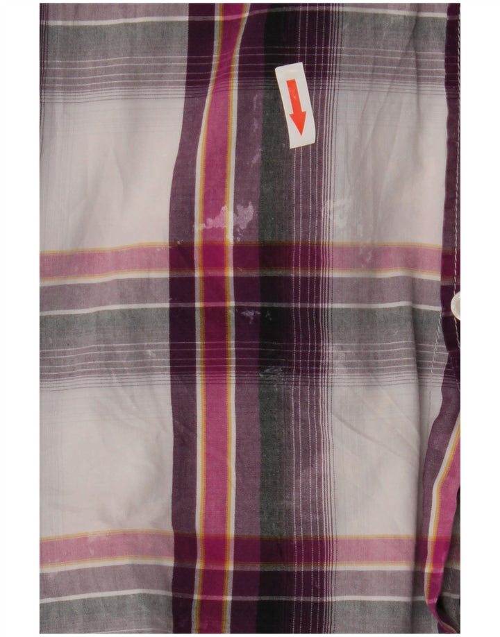 Camisa Hombre Tom Tailor XL Algodón Cuadros Multicolor