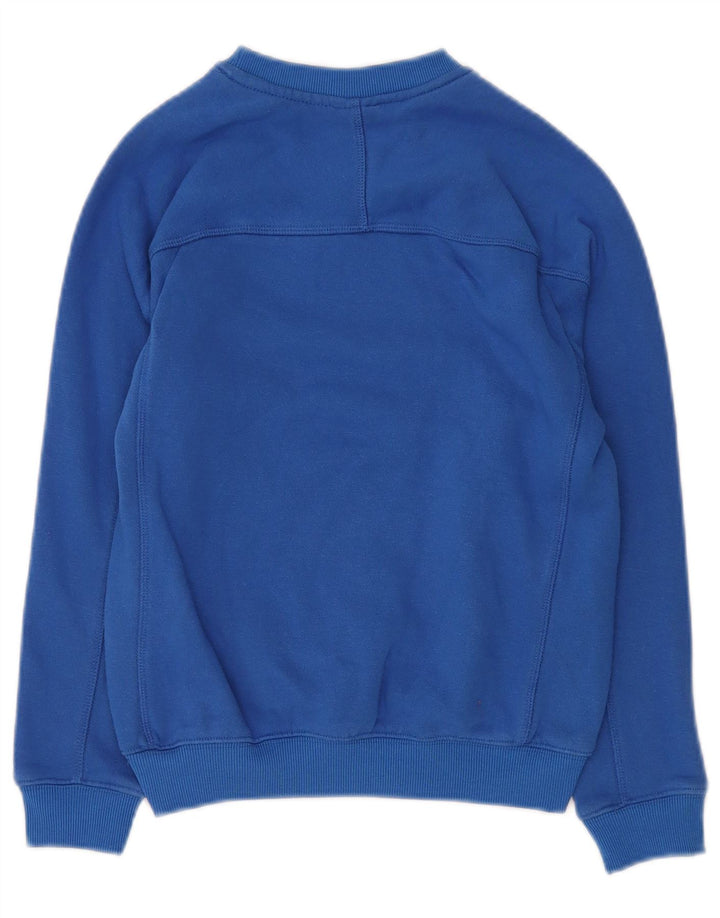 UMBRO Sudadera para niño Jumper 9-10 años Azul Medio Algodón