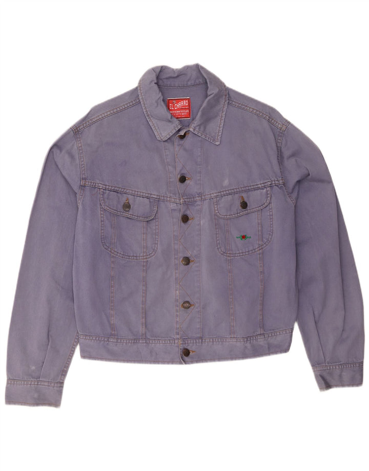 EL CHARRO Chaqueta vaquera extragrande para mujer UK 14 Algodón azul medio
