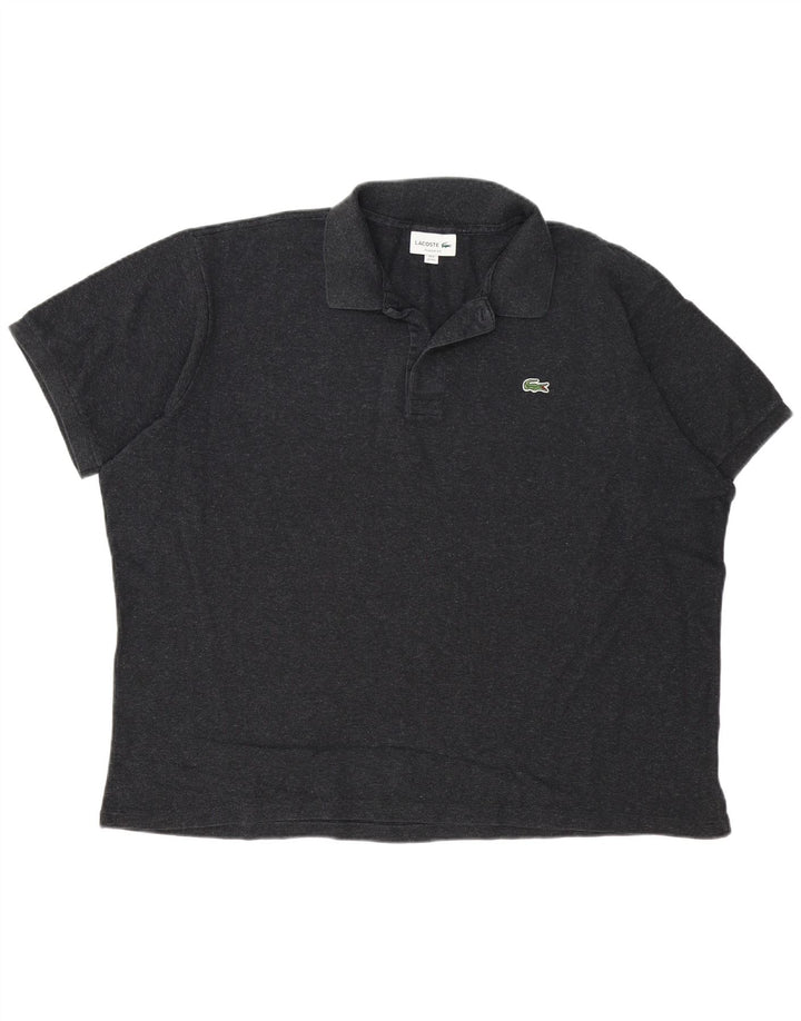 Lacoste Polo de ajuste clásico para hombre talla 8 3XL algodón gris