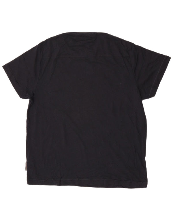 French Connection Camiseta para hombre Top 2XL Algodón negro