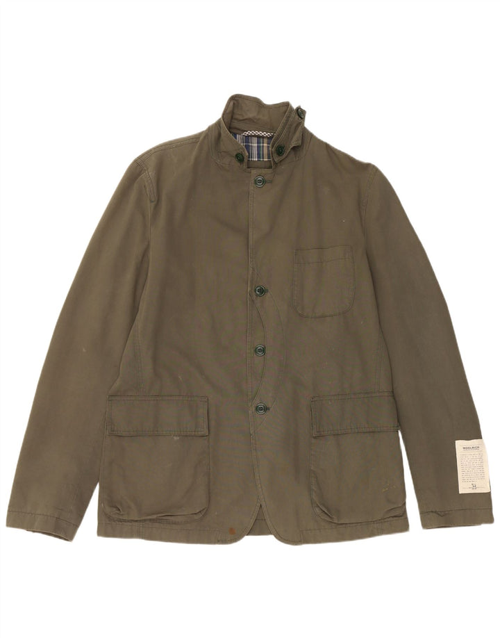 Woolrich Chaqueta utilitaria para hombre UK 40 Grande Algodón verde