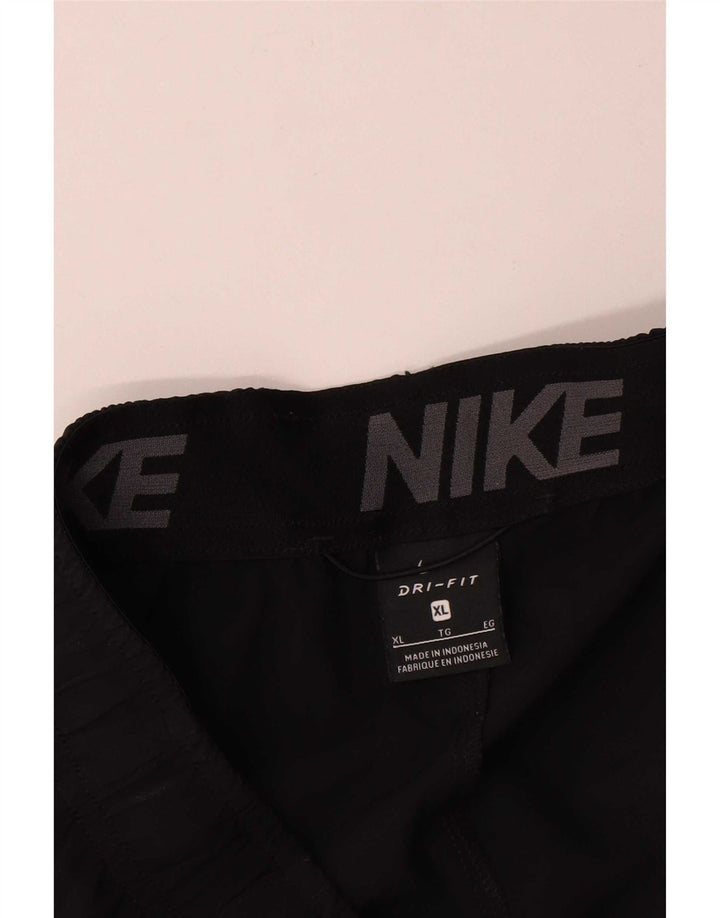 Nike Hombre Dri Fit Chándal Pantalones Joggers XL Negro Poliéster