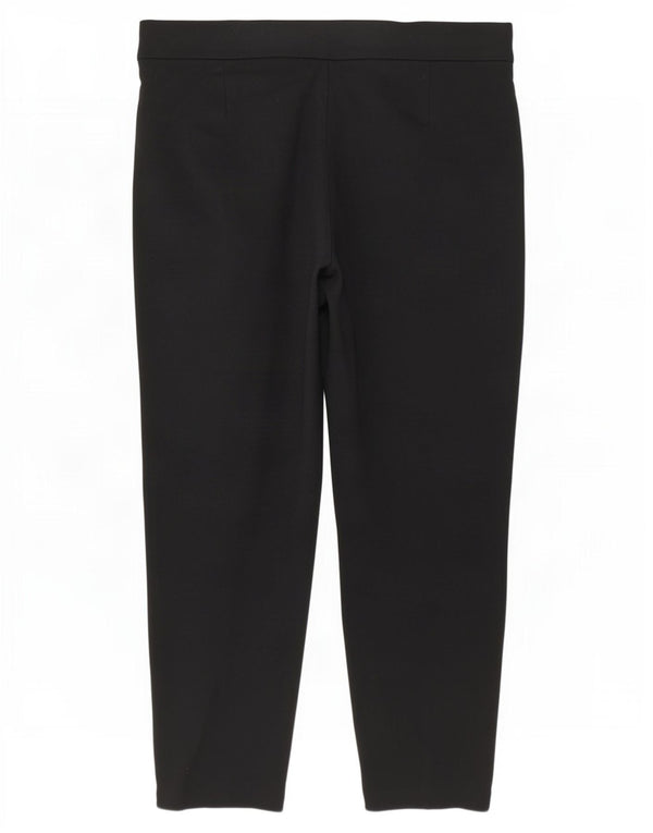 Marks & Spencer Pantalones Cortos para Mujer UK 18 XL W36 L25 Viscosa Negra