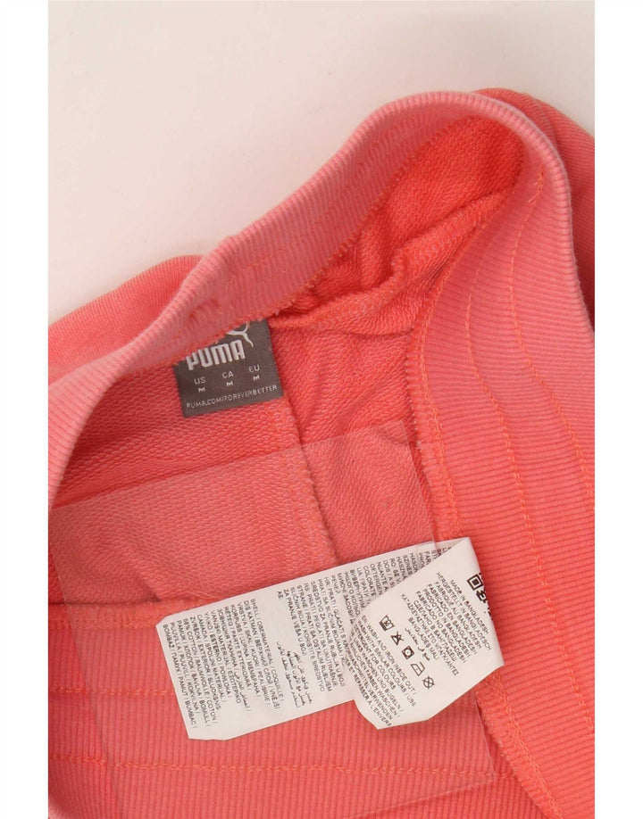 Puma Pantalones cortos deportivos para mujer UK 44 Algodón rosa medio