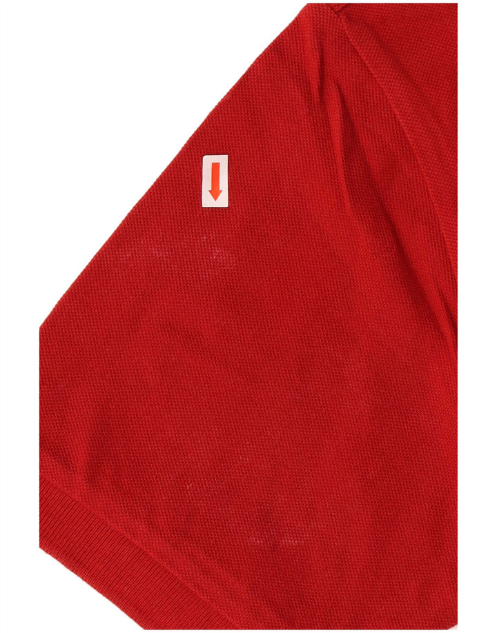 Kappa Polo Hombre Small Rojo Algodón