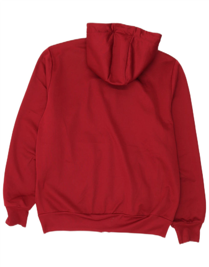 ERREA Suéter con capucha y cremallera para hombre Poliéster rojo grande
