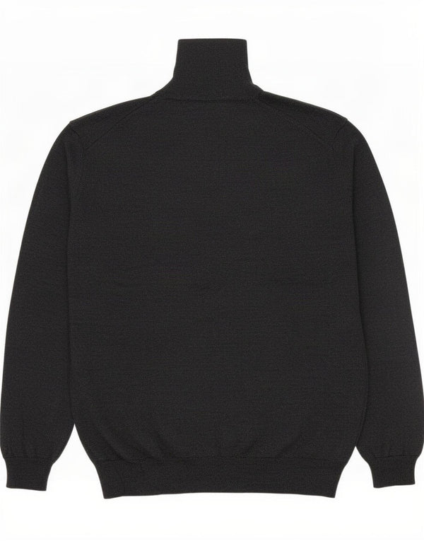 Marks & Spencer Jersey con cuello vuelto para hombre XL Acrílico gris