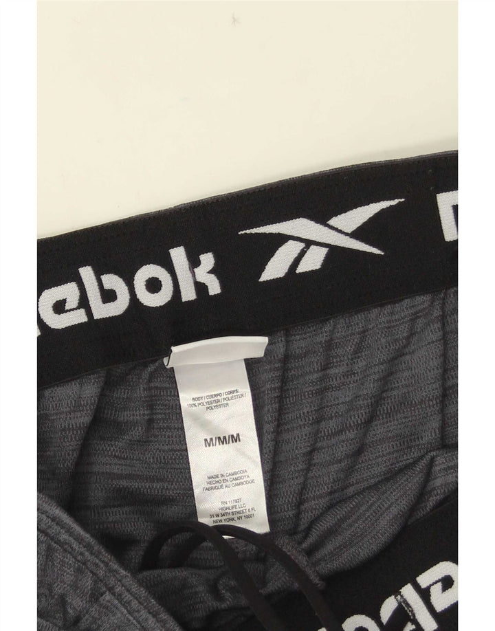 Pantalones cortos deportivos Reebok Hombre Gris medio Poliéster
