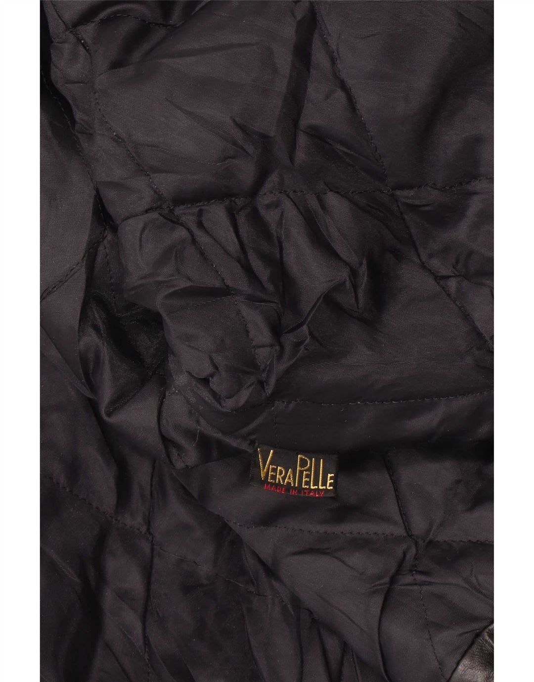 Vintage mujer chaqueta de cuero Reino Unido 14 grande negro