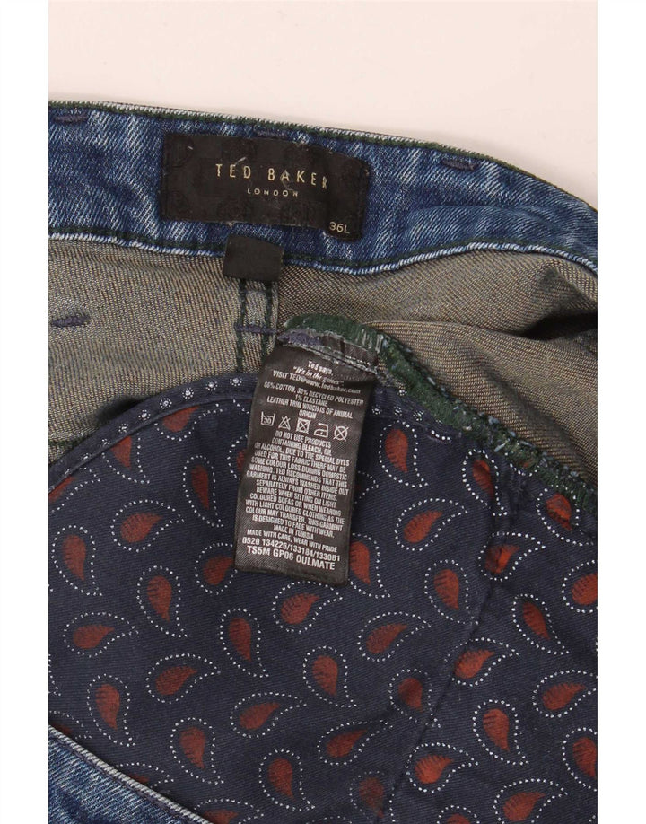 Vaqueros rectos para hombre de Ted Baker W36 L34 Algodón azul