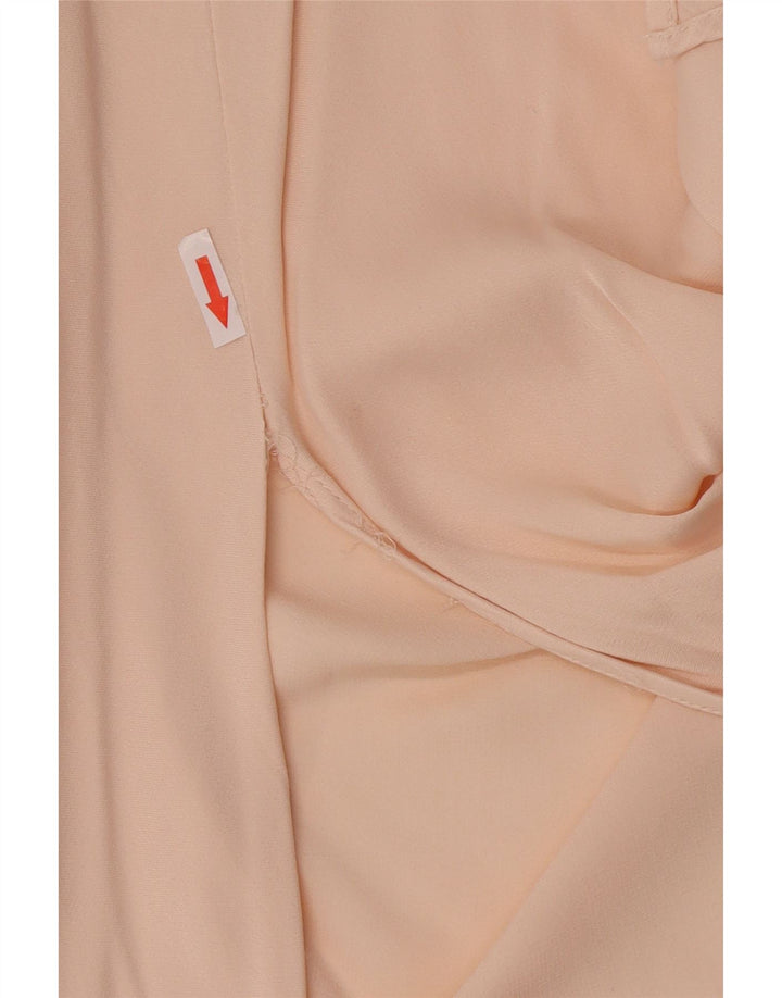 Falda larga para mujer Warehouse UK 12 Medium W28 Viscosa beige