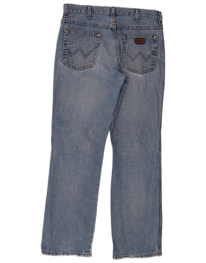 Wrangler Vaqueros rectos de corte regular para hombre W34 L32 Algodón azul